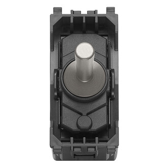 Кнопка-тумблер 1P NO 10A  никель матовый