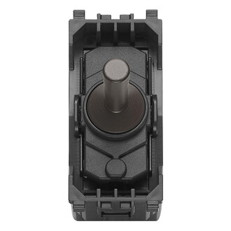 Кнопка-тумблер 1P NO 10A  брошир. темная бронза