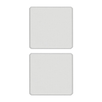 Две плоск. клавиши без символов, белые