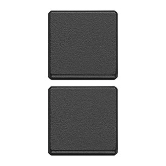 Две плоск. клавиши без символов, антрацит