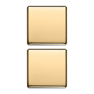 Две плоск. клавиши без символов, золото