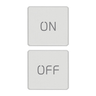 Две плоск. клавиши, символы 