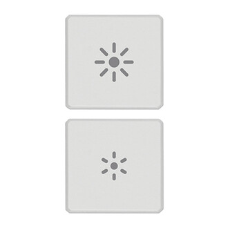 Две плоск. клавиши, символы 