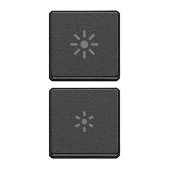 Две плоск. клавиши, символы 