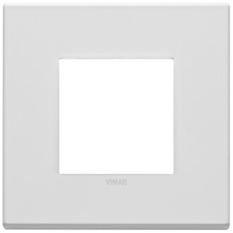 Накладка на 2 модуля, белая матовая