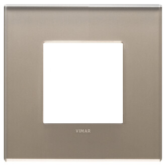 Накладка на 2 модуля, коричневый опал