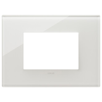 Накладка на 3 модуля, белый латте