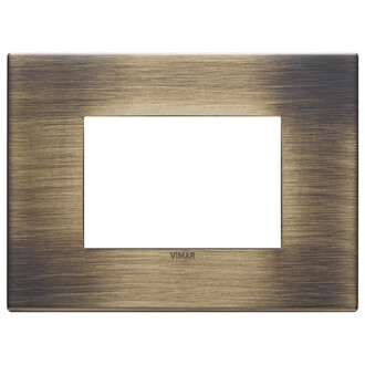 Накладка на 3 модуля, сатинированная античная бронза