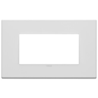 Накладка на 4 модуля, белая матовая