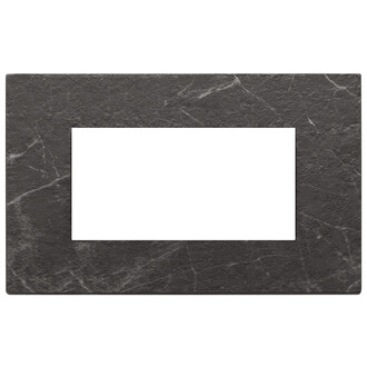 Накладка на 4 модуля, nero Marquina