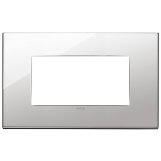 Накладка на 4 модуля, никель