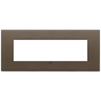 Накладка на 7 модулей, темная бронза