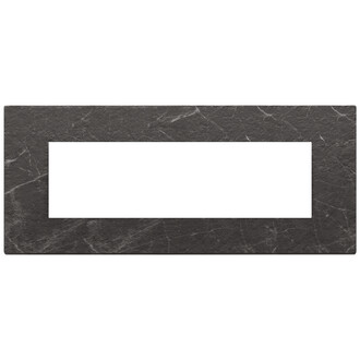 Накладка на 7 модулей, nero Marquina