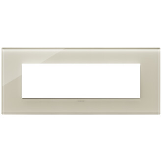 Накладка на 7 модулей, белая конопля