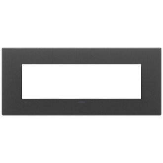 Накладка на 7 модулей, черная матовая