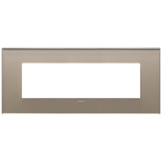 Накладка на 7 модулей, коричневый опал