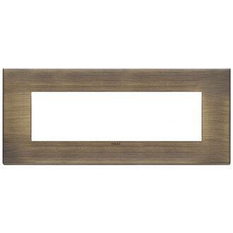 Накладка на 7 модулей, сатинированная античная бронза