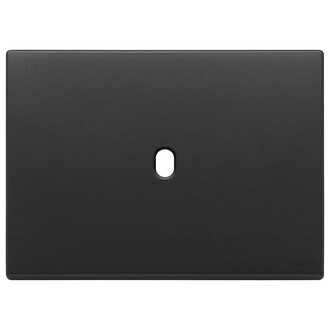 Накл. плоск., 3 модуля на 1 кнопку, антрацит