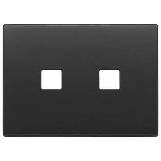 Накл. плоск., 3 модуля на 2 кнопки, антрацит