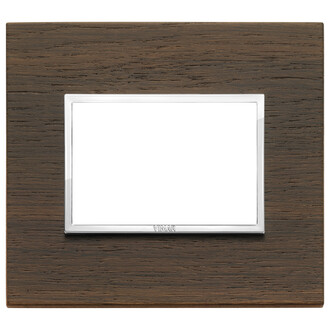 Накладка eikon evo на 3 модуля, венге