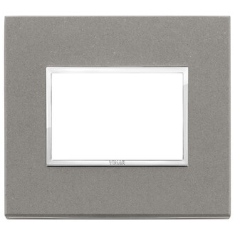 Накладка eikon evo на 3 модуля, серый кварц