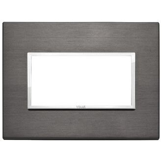 Накладка eikon evo на 4 модуля, серая лава