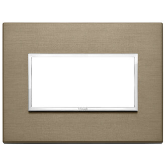 Накладка eikon evo на 4 модуля, темная бронза