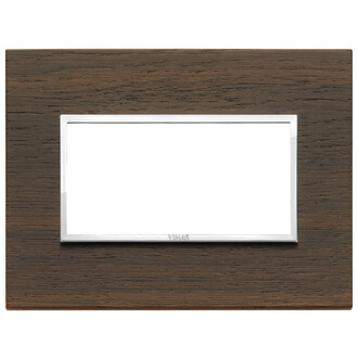 Накладка eikon evo на 4 модуля, венге