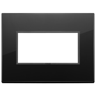 Накладка eikon evo на 4 модуля, полностью черный бриллиант