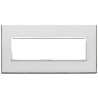 Накладка eikon evo на 7 модулей, серебро