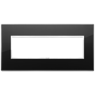 Накладка eikon evo на 7 модулей, черный бриллиант