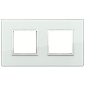 Накладка на 4 модуля (2+2) расст 71мм, аква