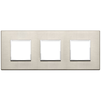 Накладка на 6 модулей (2+2+2) расст 71мм, нейтральная бронза