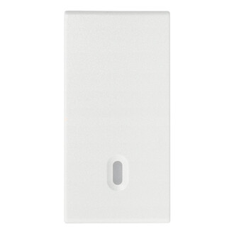 Клавиша на 1 модуль, белая