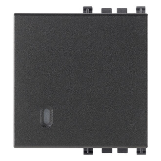 Клавиша на 2 модуля, серая