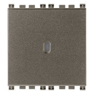 Кнопка 1P осевая NO 10A 2М, Metal