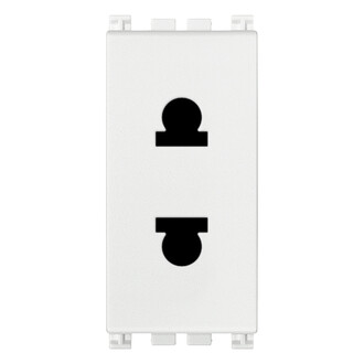 Розетка SICURY 2P+T 16A USA+EU ø4,8MM, белая