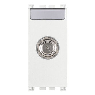 Розетка tv tipo f, белая