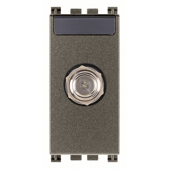 Розетка tv tipo f, Metal