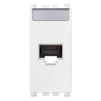 Розетка RJ45 NETSAFE CAT5E UTP, белая