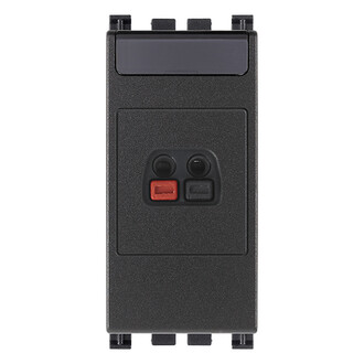 Розетка для громкоговорителя, серая