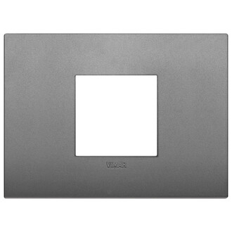 Накладка на 2 модуля центрально ардезия матовая