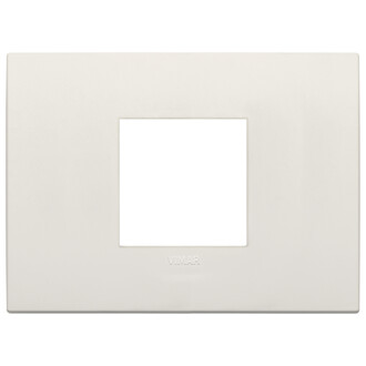 Накладка на 2 модуля центрально слоновая кость