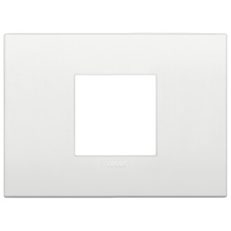 Накладка на 2 модуля центрально белая