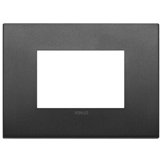 Накладка на 3 модуля графит матовый