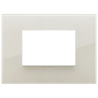 Накладка на 3 модуля рефлекс слоновая кость