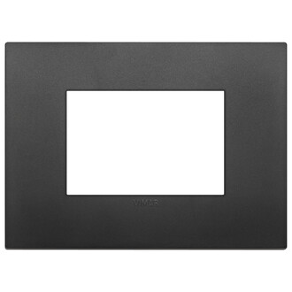 Накладка на 3 модуля черная