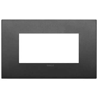 Накладка на 4 модуля графит матовый