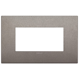 Накладка на 4 модуля титан матовый