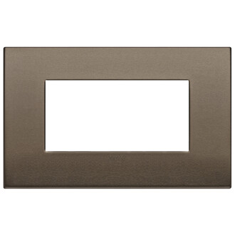 Накладка на 4 модуля бронза темная